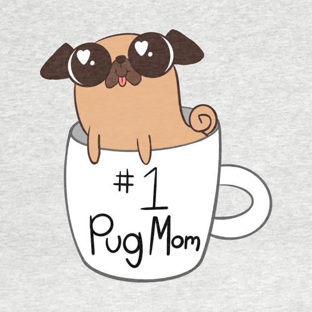 #1 Pug Mom by SaganPie